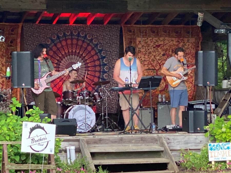 Musicians performing at Vibe Flow Festival